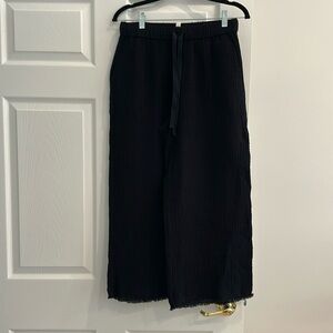 Eileen Fisher Black gauze Pants with tag